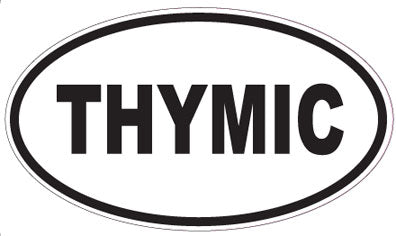 THYMIC - Oval Sticker