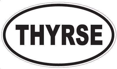 THYRSE - Oval Sticker