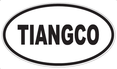 TIANGCO - Oval Sticker