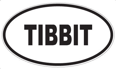 TIBBIT - Oval Sticker