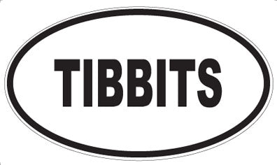 TIBBITS - Oval Sticker