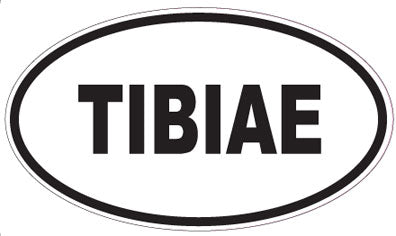 TIBIAE - Oval Sticker