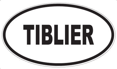 TIBLIER - Oval Sticker