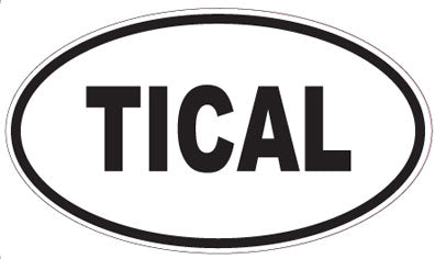 TICAL - Oval Sticker