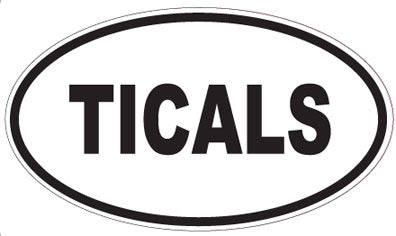 TICALS - Oval Sticker