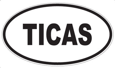 TICAS - Oval Magnet