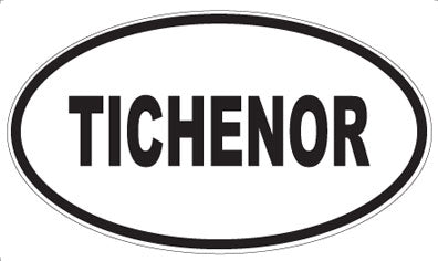 TICHENOR - Oval Sticker