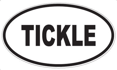 TICKLE - Oval Magnet