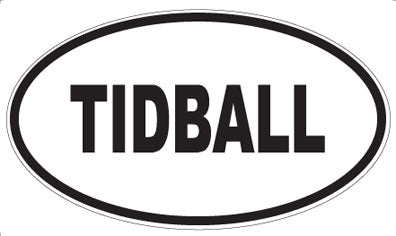 TIDBALL - Oval Magnet