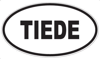 TIEDE - Oval Magnet