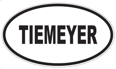 TIEMEYER - Oval Magnet