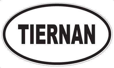 TIERNAN - Oval Magnet