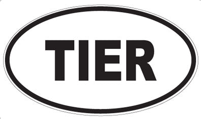 TIER - Oval Magnet