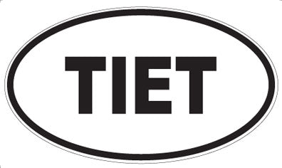 TIET - Oval Sticker
