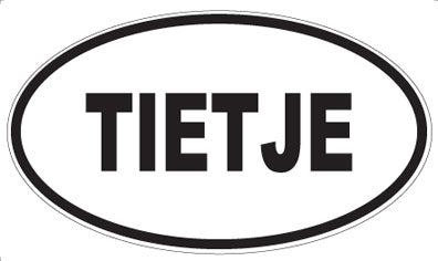 TIETJE - Oval Sticker