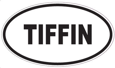 TIFFIN - Oval Sticker