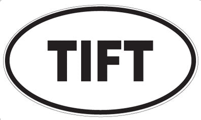 TIFT - Oval Sticker