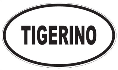 TIGERINO - Oval Magnet