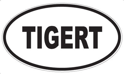 TIGERT - Oval Magnet