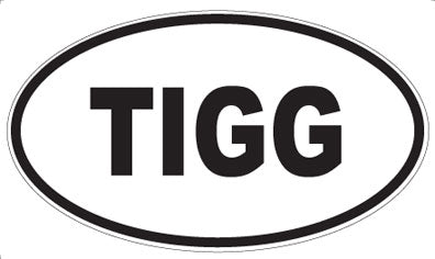 TIGG - Oval Sticker