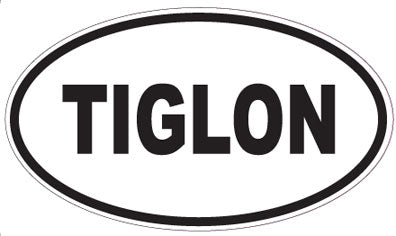 TIGLON - Oval Sticker