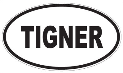 TIGNER - Oval Magnet