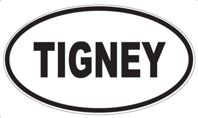 TIGNEY - Oval Magnet