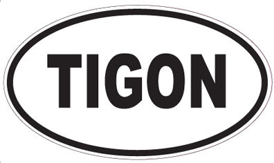 TIGON - Oval Magnet
