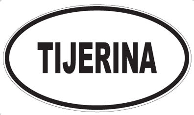 TIJERINA - Oval Magnet