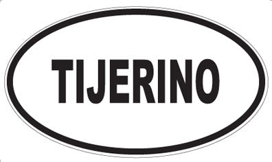 TIJERINO - Oval Magnet