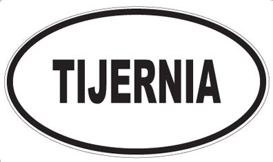 TIJERNIA - Oval Magnet