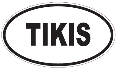TIKIS - Oval Magnet