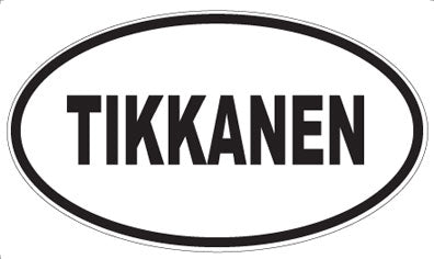 TIKKANEN - Oval Magnet