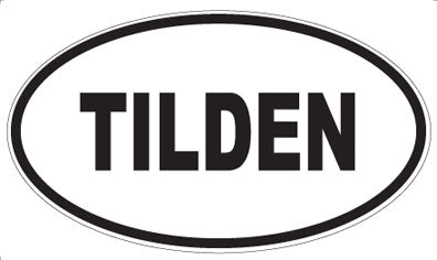 TILDEN - Oval Magnet