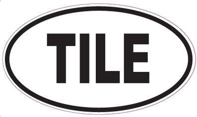 TILE - Oval Sticker