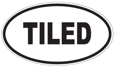 TILED - Oval Magnet