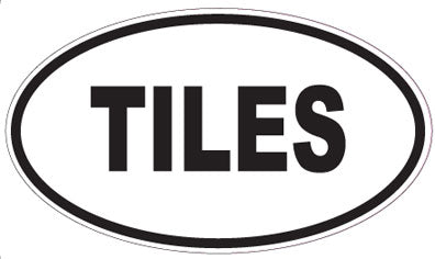 TILES - Oval Sticker