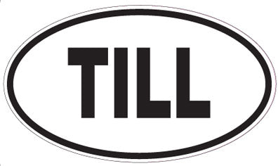 TILL - Oval Sticker