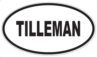 TILLEMAN - Oval Magnet