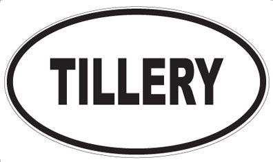 TILLERY - Oval Magnet