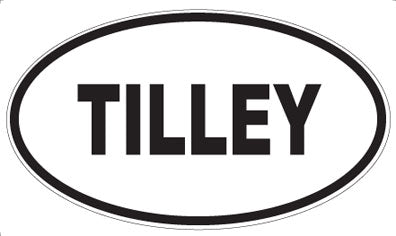 TILLEY - Oval Sticker