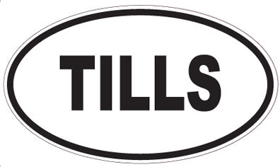 TILLS - Oval Magnet