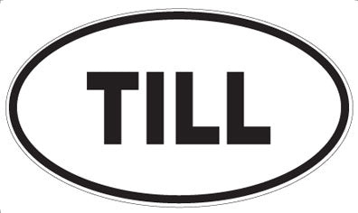 TILL - Oval Magnet