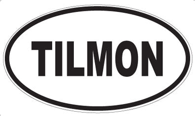 TILMON - Oval Sticker