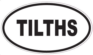 TILTHS - Oval Sticker