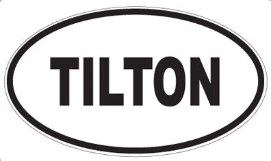 TILTON - Oval Sticker