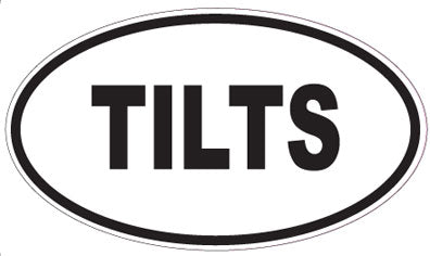 TILTS - Oval Sticker