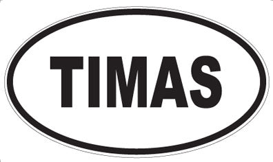 TIMAS - Oval Magnet