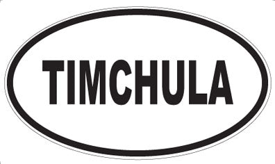 TIMCHULA - Oval Sticker