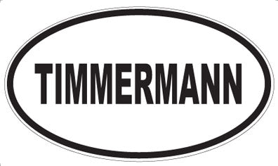 TIMMERMANN - Oval Magnet